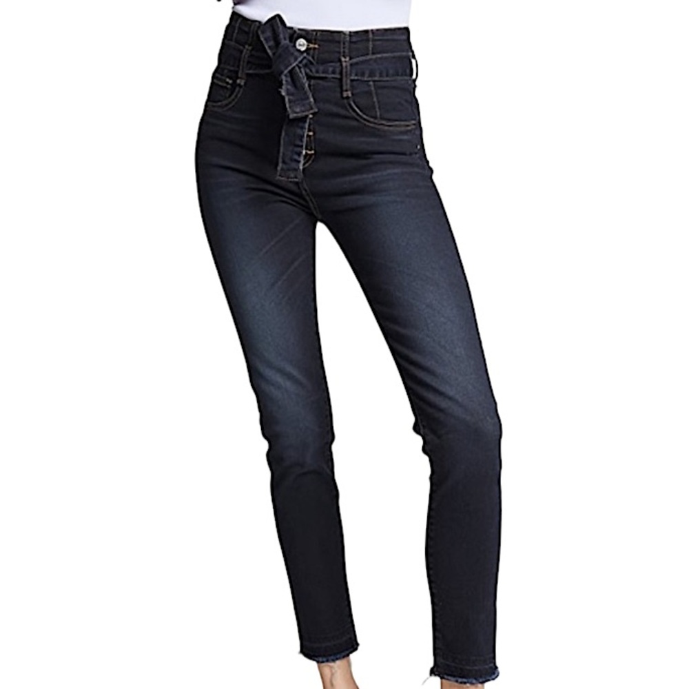 Veronica Beard Keith 12" Corset Jeans